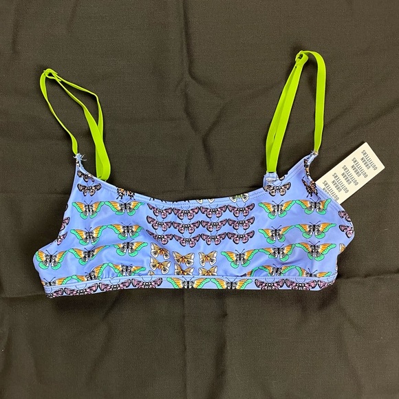 Urban Outfitters Butterfly Bikini Top S - Picture 2 of 7